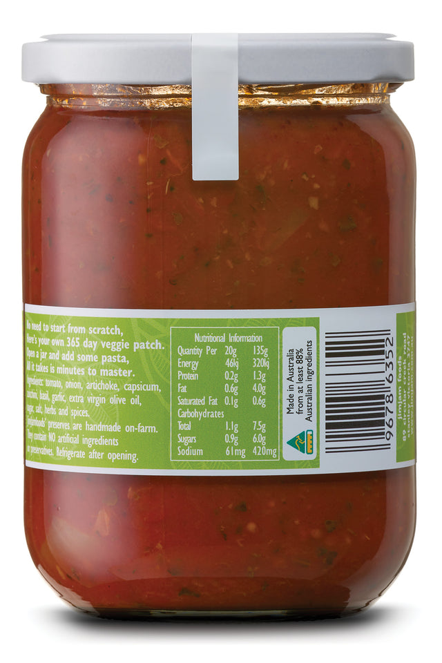 Pasta Sauce Veggie Patch