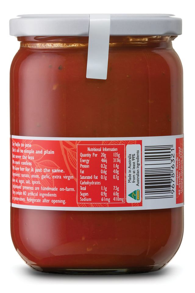 Pasta Sauce Plain Jane